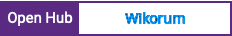 Open Hub project report for Wikorum