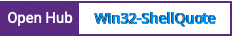 Open Hub project report for Win32-ShellQuote