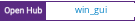 Open Hub project report for win_gui