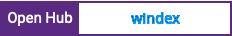 Open Hub project report for windex