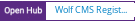 Open Hub project report for Wolf CMS Registered Users