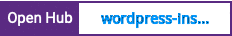 Open Hub project report for wordpress-installer