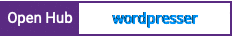 Open Hub project report for wordpresser