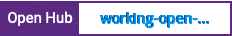 Open Hub project report for working-open-data