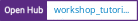 Open Hub project report for workshop_tutorial_application