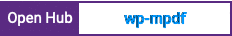 Open Hub project report for wp-mpdf