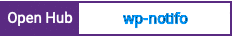 Open Hub project report for wp-notifo