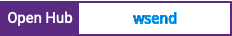 Open Hub project report for wsend