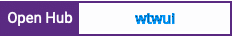 Open Hub project report for wtwui