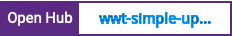 Open Hub project report for wwt-simple-upload-npm