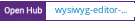Open Hub project report for wysiwyg-editor-php-sdk