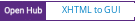 Open Hub project report for XHTML to GUI