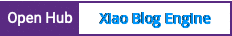 Open Hub project report for Xiao Blog Engine