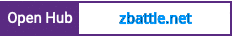 Open Hub project report for zbattle.net