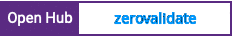 Open Hub project report for zerovalidate