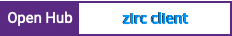 Open Hub project report for zIrc client