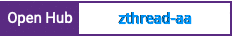 Open Hub project report for zthread-aa